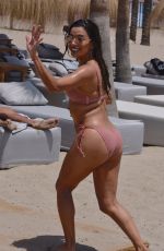 EVA LONGORIA in Bikini on the Beach in Marbella 07/16/2017