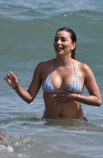 EVA LONGORIA in Bikini at a Beach in Marbella 07/18/2017