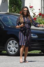 EVA LONGORIA Leaves a Friends House in Los Angeles 07/04/2017