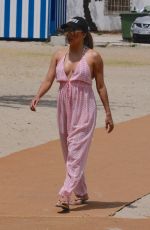 EVA LONGORIA Riding a Bike in Marbella 07/18/2017