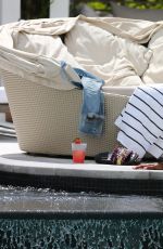 EVA MARCILLE in Bikini at a Pool in South Beach 07/20/2017