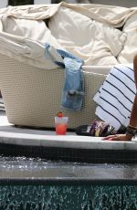 EVA MARCILLE in Bikini at a Pool in South Beach 07/20/2017