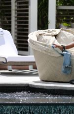 EVA MARCILLE in Bikini at a Pool in South Beach 07/20/2017