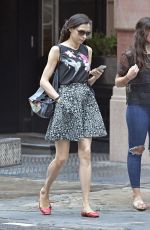 FAMKE JANSSEN Out in New York 07/08/2017