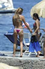 FIONA SWAROVSKI in Bikini at a Beach in Hotel Regina in Ischia 07/10/2017