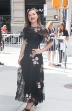 FLORENCE PUGH Arrives at AOL Build Series in New York 07/12/2017