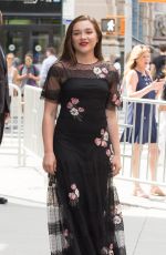 FLORENCE PUGH Arrives at AOL Build Series in New York 07/12/2017