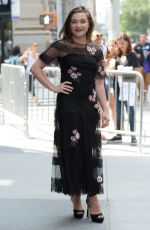 FLORENCE PUGH Arrives at AOL Build Series in New York 07/12/2017
