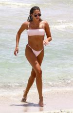 FRANCESCA AIELLO in Bikini at a Beach in Miami 07/20/2017