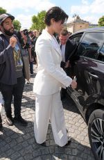 GEMMA ARTERTON at Christian Dior Fashion Show in Paris 07/03/2017