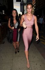 GEMMA ATKINSON Night Out in Manchester 07/08/2017