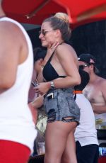 GEORGIA KOUSOULOU in Bikini Top on Holiday in Cancun 07/03/2017