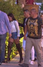 GEORGINA RODRIGUEZ and Cristiano Ronaldo Night Out in Ibiza 07/09/2017