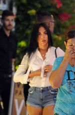 GEORGINA RODRIGUEZ Out for Dinner in Ibiza 07/09/2017