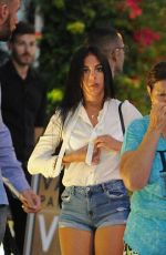 GEORGINA RODRIGUEZ Out for Dinner in Ibiza 07/09/2017