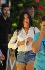 GEORGINA RODRIGUEZ Out for Dinner in Ibiza 07/09/2017