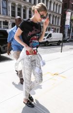 GIGI HADID Arrives at Her Apartment in New York 07/17/2017