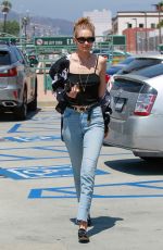 GIGI HADID at a Nail Salon in Beverly Hills 07/12/2017