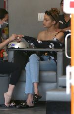 GIGI HADID at a Nail Salon in Beverly Hills 07/12/2017