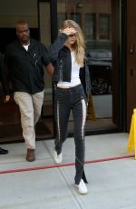 GIGI HADID Leaves Her Apartment in New York 07/20/2017