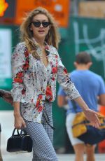 GIGI HADID Leaves Her Apartment in New York 07/29/2017