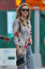 GIGI HADID Leaves Her Apartment in New York 07/29/2017