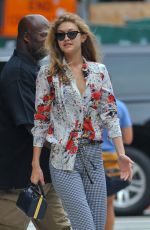 GIGI HADID Leaves Her Apartment in New York 07/29/2017