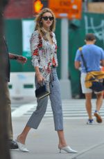 GIGI HADID Leaves Her Apartment in New York 07/29/2017