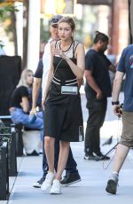 GIGI HADID on the Set of Photoshoot for Juice Press in New York 07/30/2017