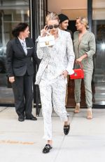 GIGI HADID Out and About in New York 07/17/2017