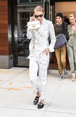 GIGI HADID Out and About in New York 07/17/2017