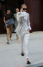 GIGI HADID Out and About in New York 07/17/2017