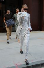 GIGI HADID Out and About in New York 07/17/2017