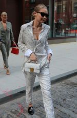 GIGI HADID Out and About in New York 07/17/2017