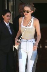 GIGI HADID Out and About in New York 07/26/2017