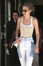 GIGI HADID Out and About in New York 07/26/2017
