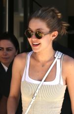 GIGI HADID Out and About in New York 07/26/2017