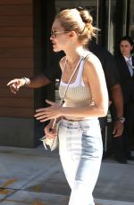 GIGI HADID Out and About in New York 07/26/2017