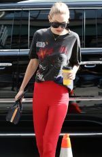 GIGI HADID Out in New York 07/28/2017