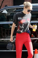GIGI HADID Out in New York 07/28/2017