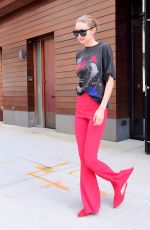 GIGI HADID Out in New York 07/28/2017