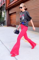 GIGI HADID Out in New York 07/28/2017