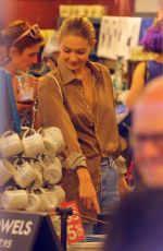 GIGI HADID Out Shopping in New York 07/18/2017