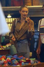 GIGI HADID Out Shopping in New York 07/18/2017