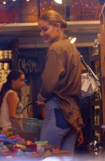 GIGI HADID Out Shopping in New York 07/18/2017
