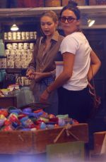GIGI HADID Out Shopping in New York 07/18/2017