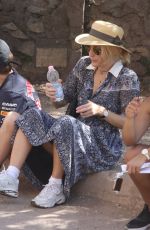 GILLIAN ANDERSON Out and About in Rome 07/19/2017