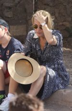 GILLIAN ANDERSON Out and About in Rome 07/19/2017