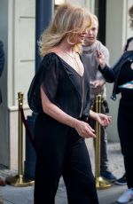 GOLDIE HAWN Leaves Her Hotel in Berlin 07/05/2017