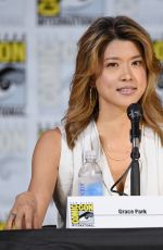 GRACE PARK at Battlestar Galactica Reunion Panel at Comic-con in San Diego 07/20/2017